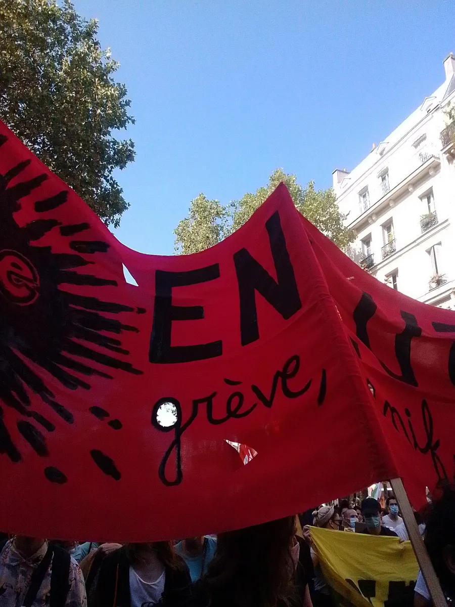 On ne veut plus du monde d'avant. Grève jeudi 17 septembre. Actions pour le climat : 25 et 26 septembre