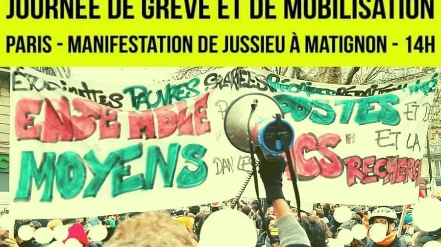 Grève dans l'enseignement supérieur. La voie professionnelle sera en grève le 26 janvier. Communiqué.